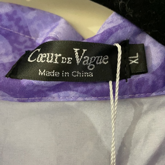 BNWT, Coeur de Vague button down top - Picture 2 of 8
